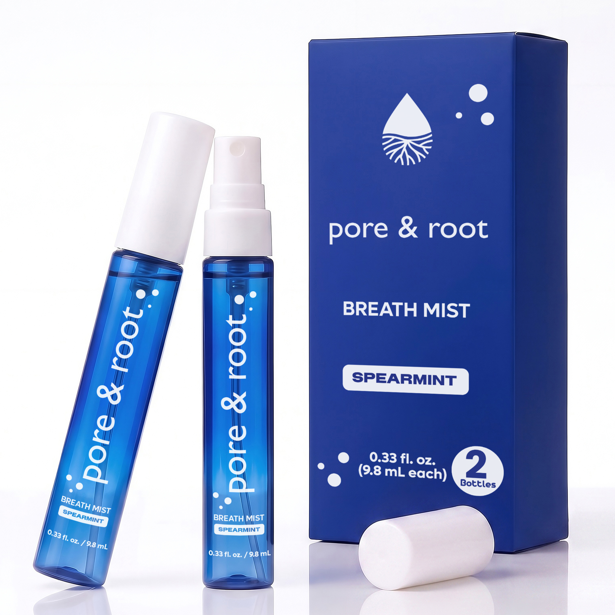 Persimmon Spearmint Breath Spray with Probiotics (2-pack)