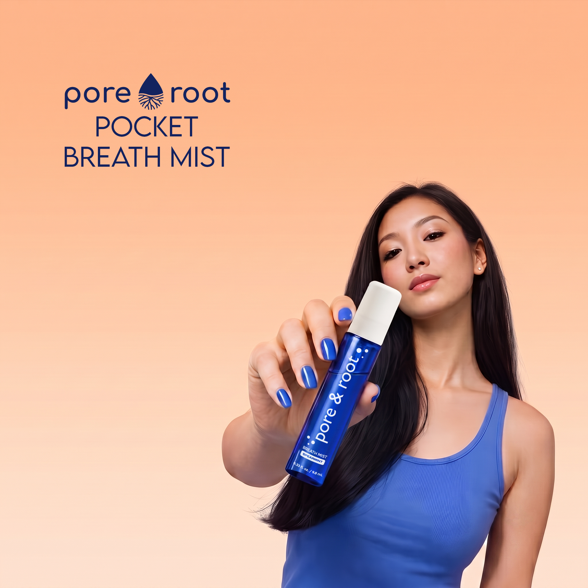 Persimmon Spearmint Breath Spray with Probiotics (4-pack)