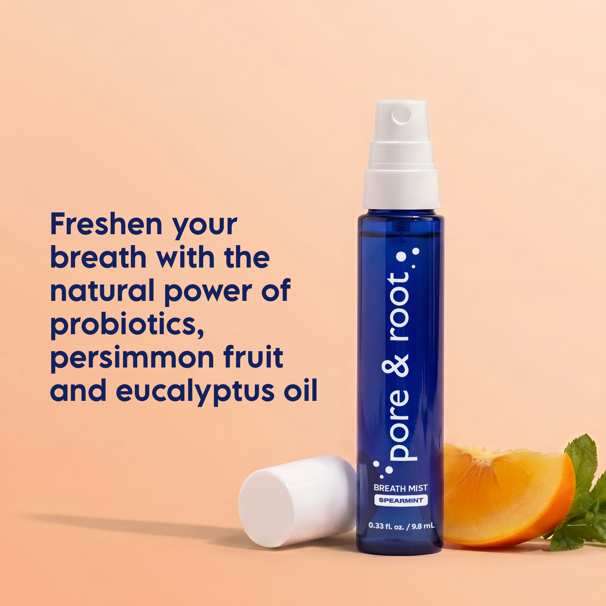 Persimmon Spearmint Breath Spray with Probiotics (2-pack)