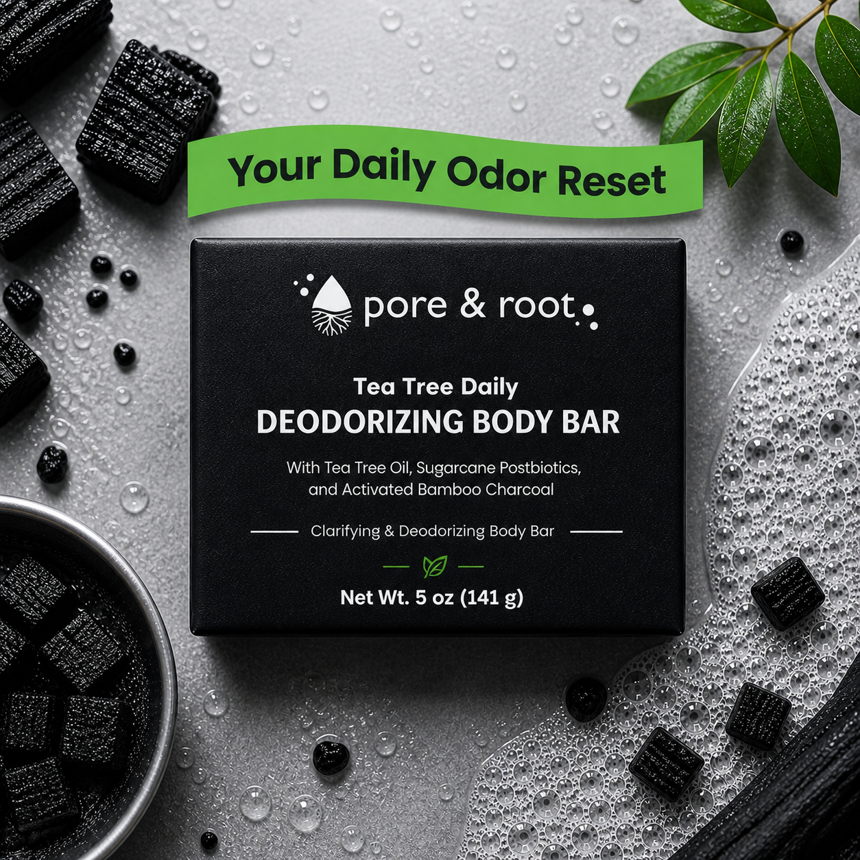 The Tea Tree Daily Deodorizing Body Bar