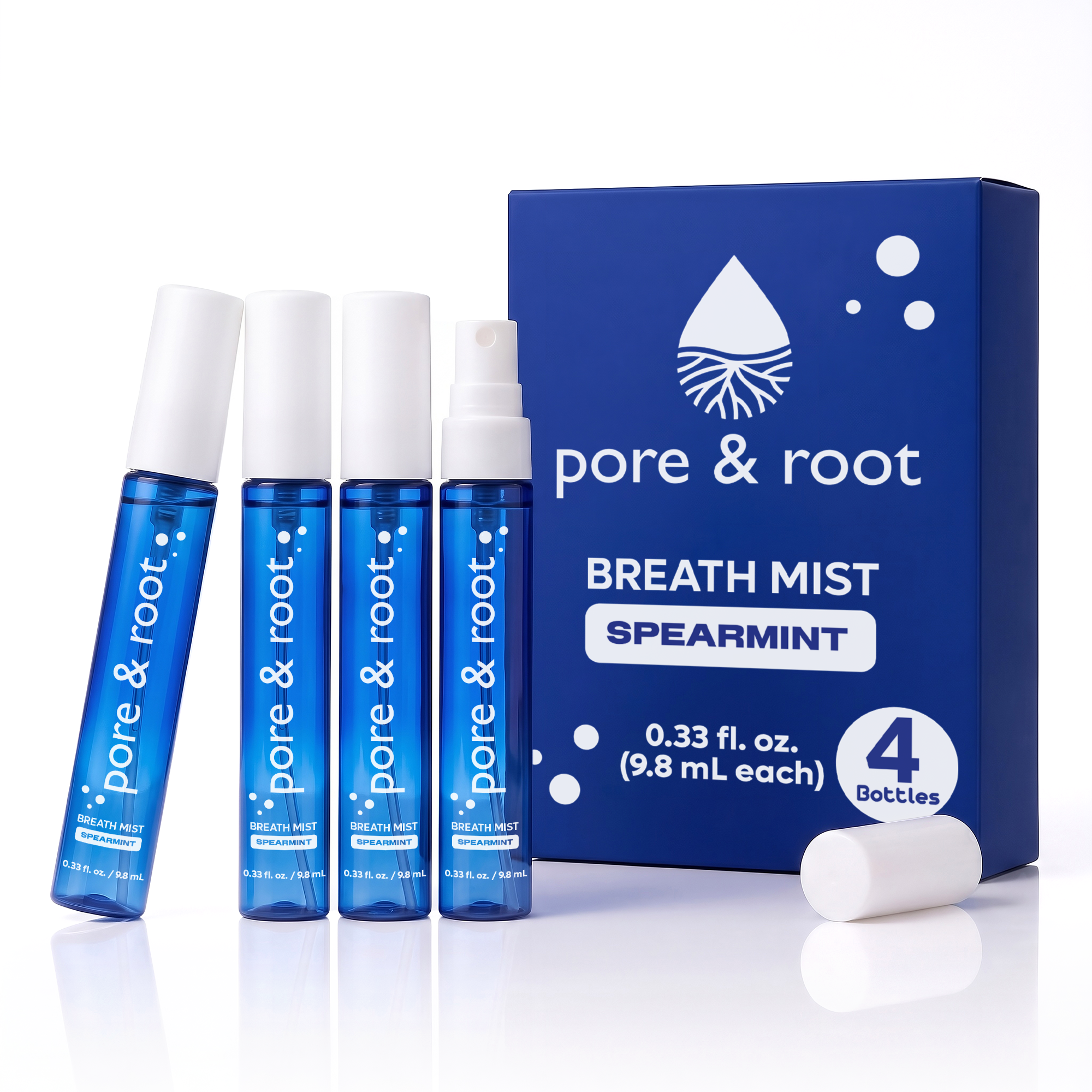 Persimmon Spearmint Breath Spray with Probiotics (4-pack)