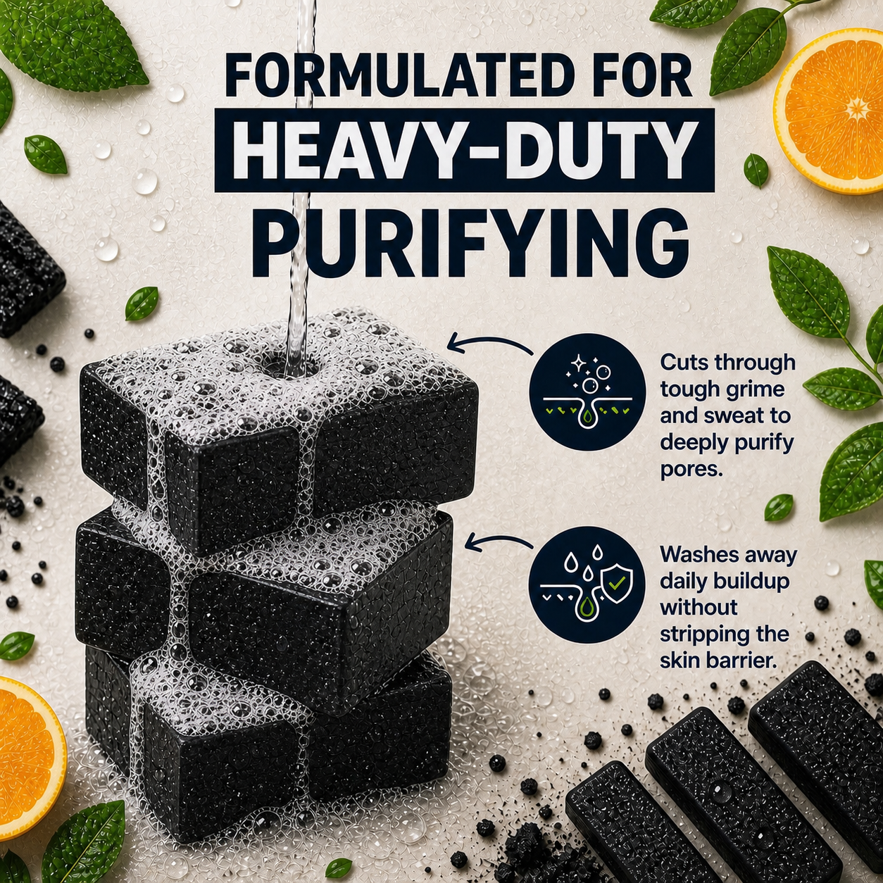 The Hardworking Purifying Bar (Citrus & Patchouli)