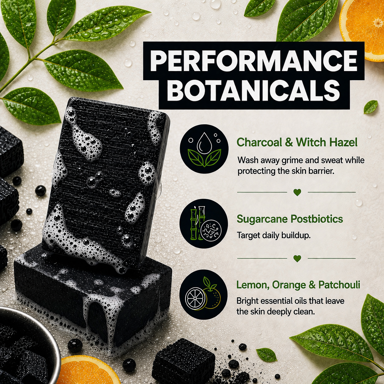 The Hardworking Purifying Bar (Citrus & Patchouli)