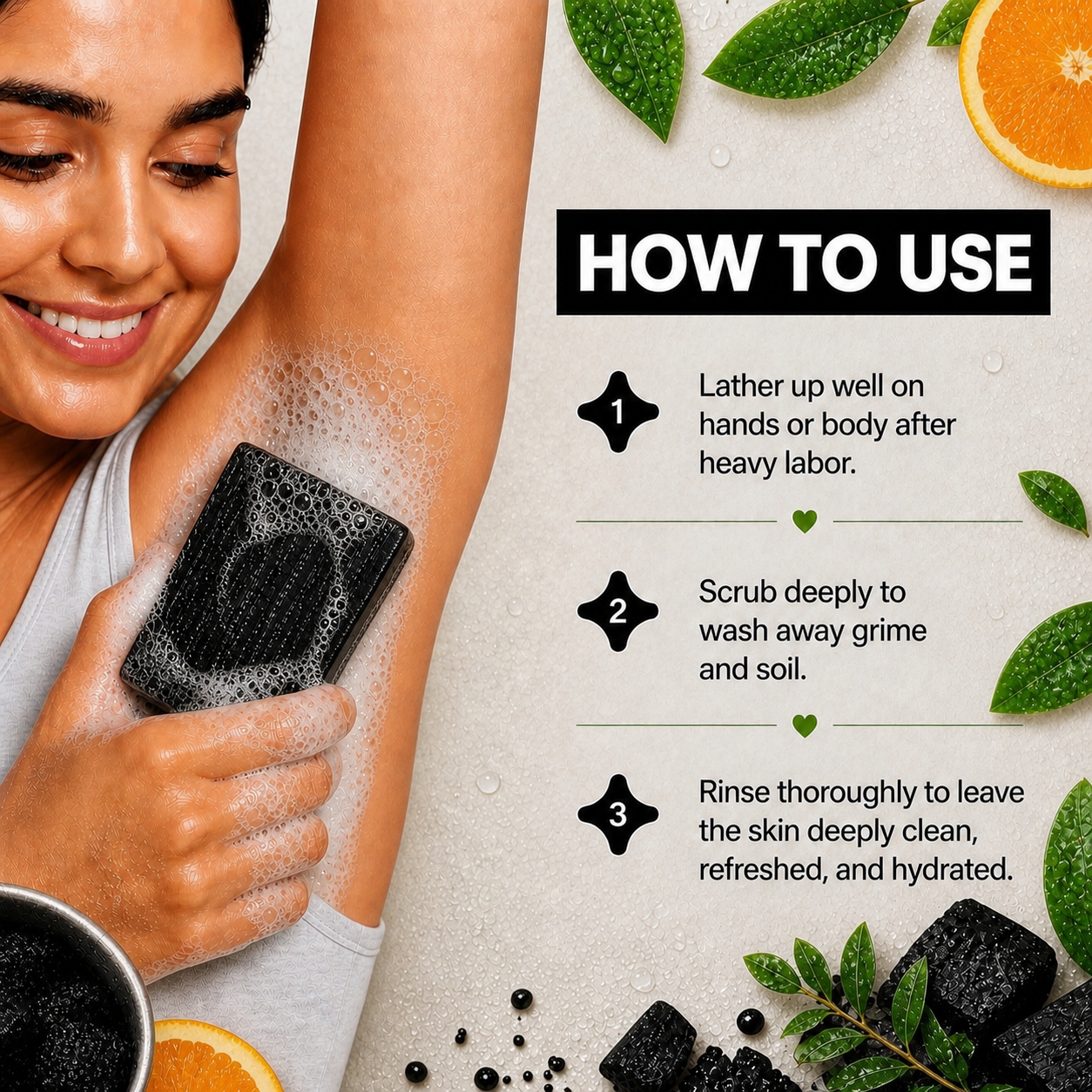 The Hardworking Purifying Bar (Citrus & Patchouli)