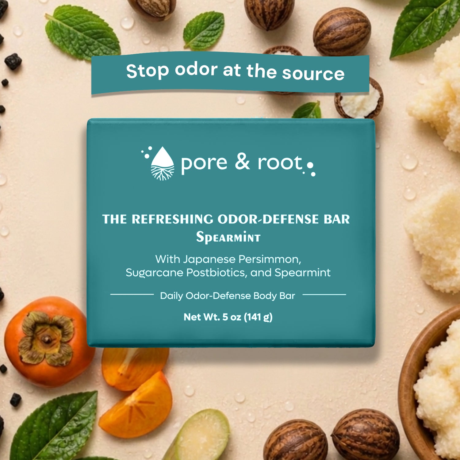 The Refreshing Odor-Defense Bar (Spearmint)