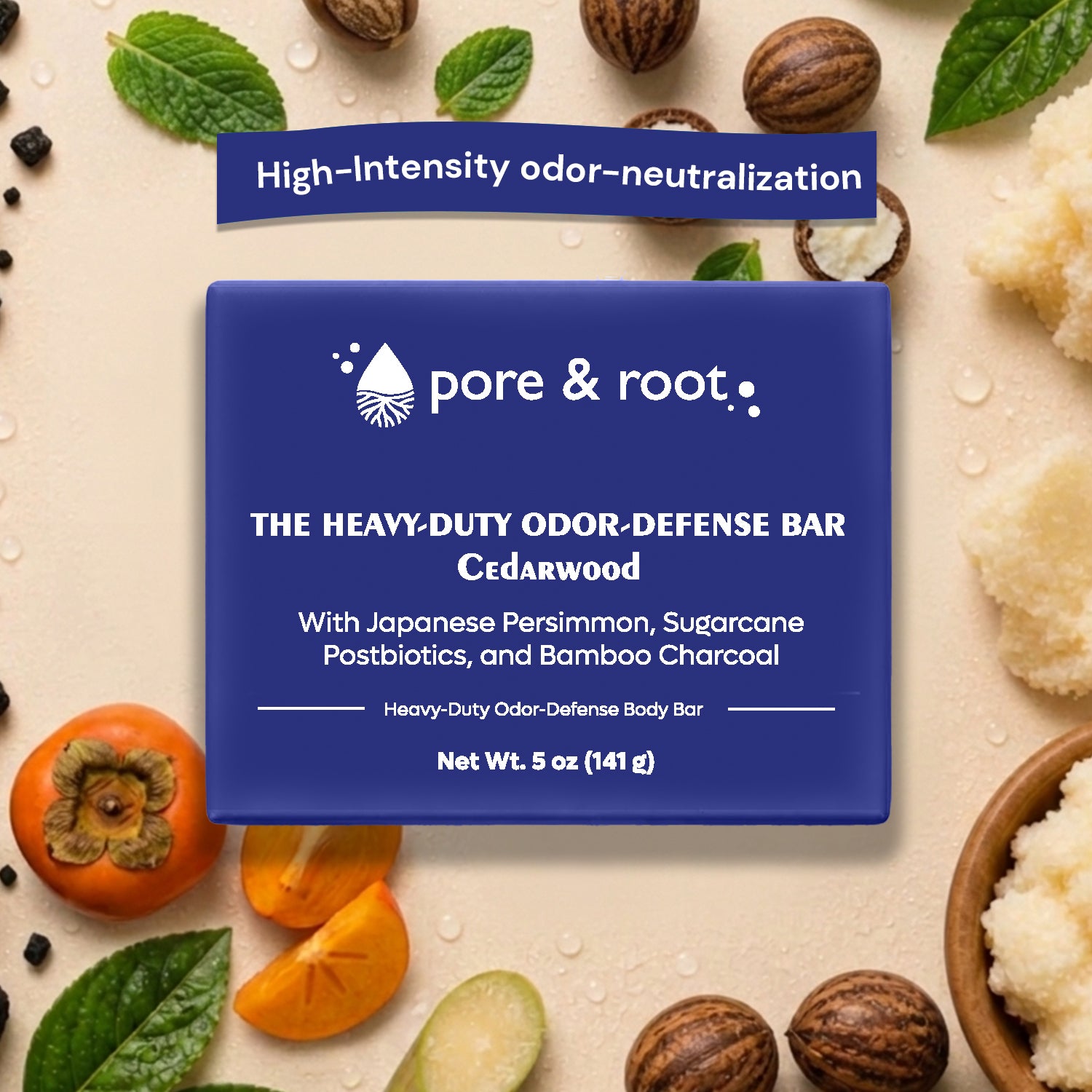 The Heavy-Duty Odor-Defense Bar (Cedarwood)
