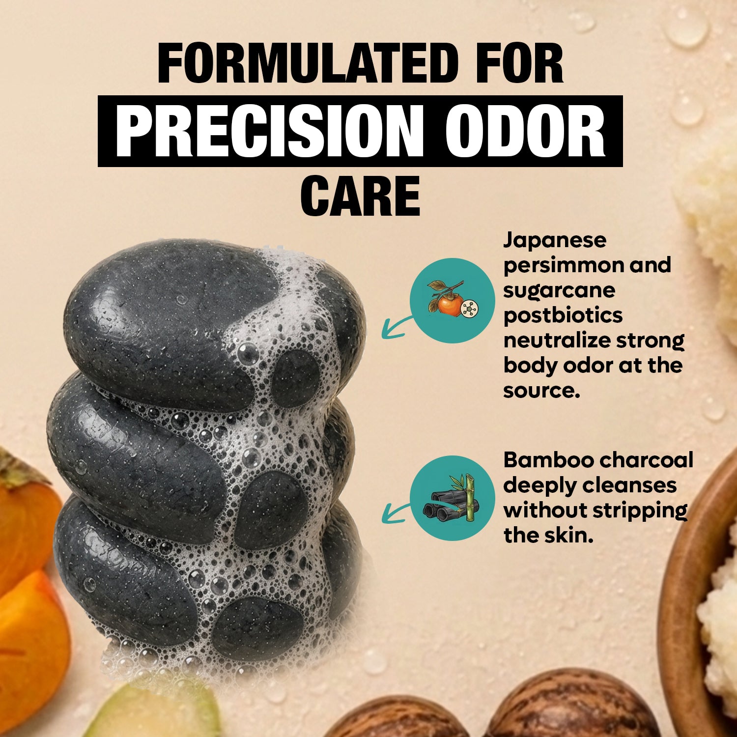 The Heavy-Duty Odor-Defense Bar (Cedarwood)