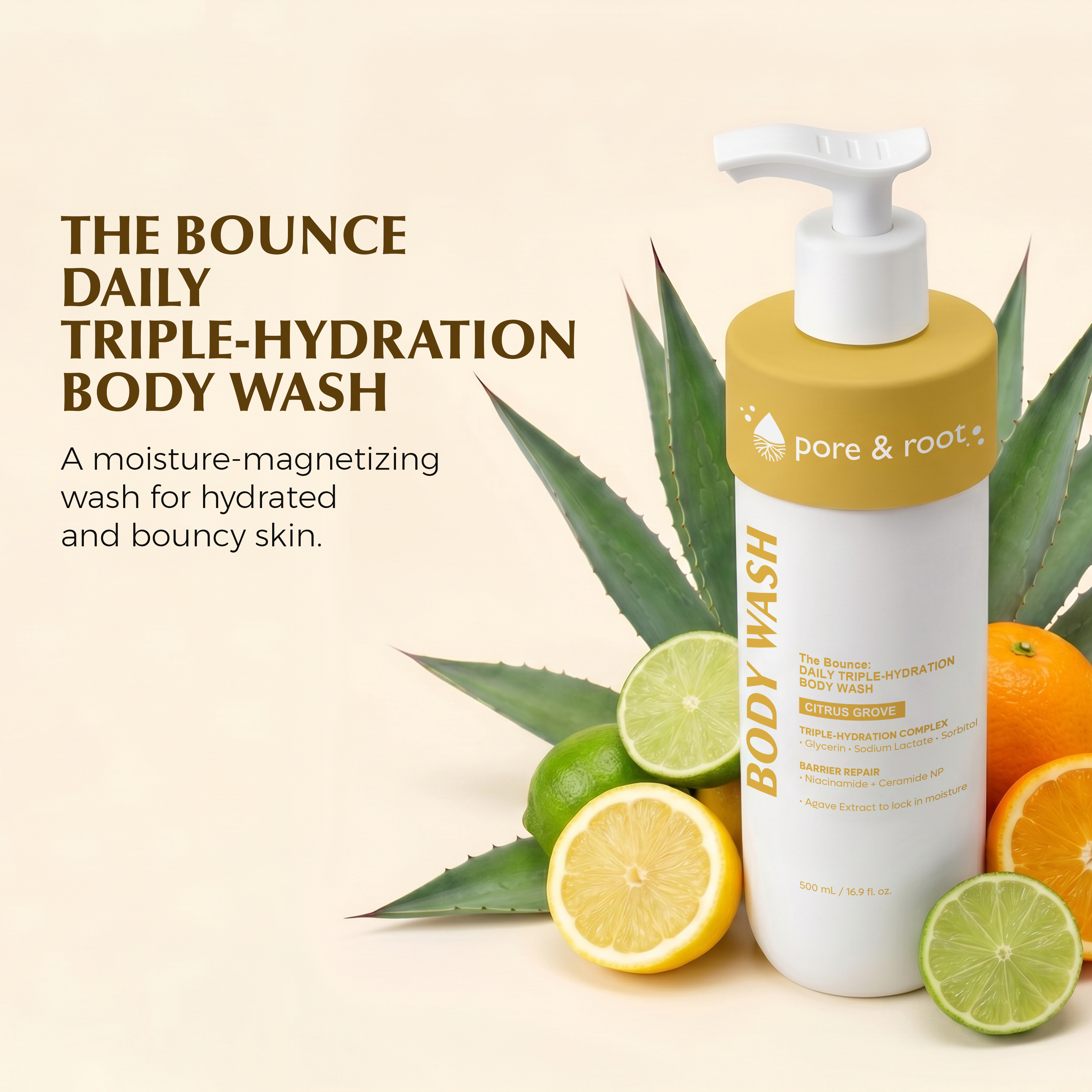 The Bounce: Daily Triple-Hydration Body Wash